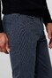 Meyer Diego Wool-Look Bi-Color Organic Cotton Subtle Stretch Broek Donker Blauw