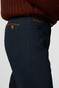 Meyer Dublin Fine Texture Organic Cotton Swing Pocket Chino Broek Donker Blauw