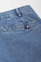 Meyer Dublin Ultralight Coolmax Denim Swing Pocket Organic Cotton Jeans Blauw
