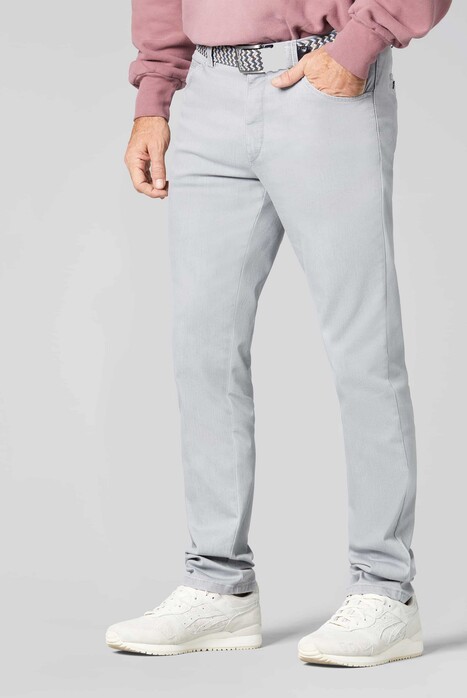 Meyer Dublin Ultralight Coolmax Denim Swing Pocket Organic Cotton Jeans Grey