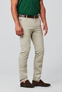 Meyer Exclusive Bonn Organic Cotton Blend 2-Way Stretch Broek Beige