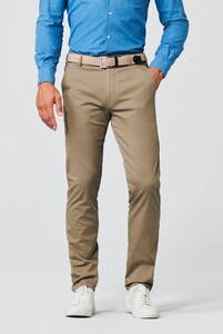 Meyer Exclusive Bonn Organic Cotton Blend 2-Way Stretch Broek Bruin