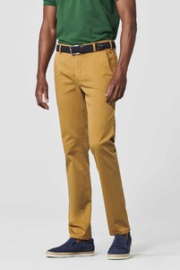 Meyer Exclusive Bonn Organic Cotton Blend 2-Way Stretch Broek Mosterd