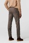 Meyer Exclusive Wool Blend Flannel Check Broek Dark Cappuccino