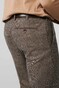 Meyer Exclusive Wool Blend Flannel Check Broek Dark Cappuccino