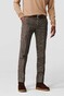 Meyer Exclusive Wool Blend Flannel Check Pants Dark Cappuccino