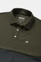 Meyer Justin Active High Performance Longsleeve Color Block Polo Olive-Multi