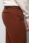 Meyer M5 Chino Organic Cotton Comfort Stretch Micro Texture Broek Dark Copper