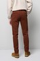 Meyer M5 Chino Organic Cotton Comfort Stretch Micro Texture Broek Dark Copper