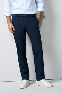 Meyer M5 Chino Solid Color Ultralight Organic Cotton Blend Pants Navy