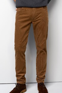 Meyer M5 Five Corduroy Organic Cotton Comfort Stretch Ribbroek Camel
