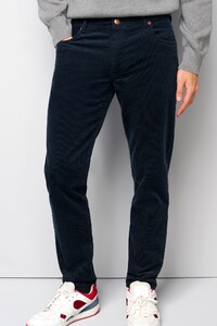 Meyer M5 Five Corduroy Organic Cotton Comfort Stretch Ribbroek Navy