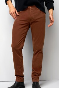 Meyer M5 Five High Performance Satin Organic Cotton Blend 5-Pocket Broek Roest