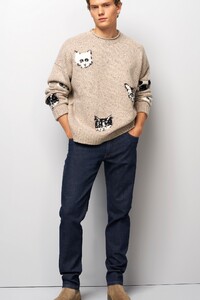 Meyer M5 Five Loose Handfinished Denim Comfort Stretch Jeans Dark Blue Stone