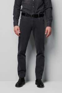 Meyer M5 Modern Cotton Twill Color Denim Super-Stretch Jeans Antraciet