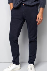 Meyer M5 Move Micro Structure Comfort Stretch Pants Navy