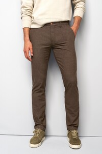 Meyer M5 Move Wool Look Organic Cotton Blend Broek Khaki