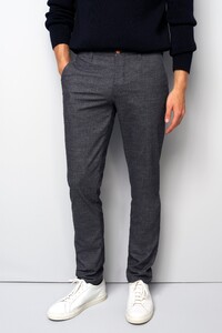 Meyer M5 Move Wool Look Organic Cotton Blend Broek Navy