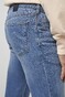 Meyer M5 Slim 5-Pocket Cross Hedge Denim Jeans Light Blue Stone Used