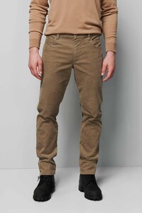 Meyer M5 Slim Casual Corduroy Organic Cotton 5-Pocket Corduroy Trouser Beige