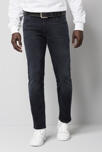 Meyer M5 Slim Comfort Stretch 5-Pocket Organic Cotton Denim Jeans Donker Blauw