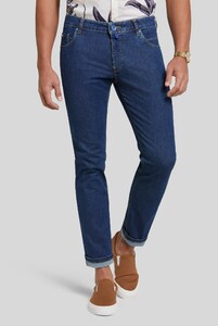 Meyer M5 Slim Light Denim Super Stretch Jeans Blauw
