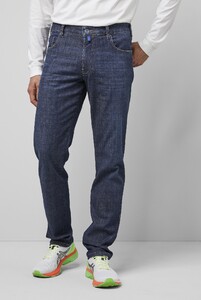 Meyer M5 Slim Light Denim Superstretch 5-Pocket Organic Cotton Jeans Dark Blue Used