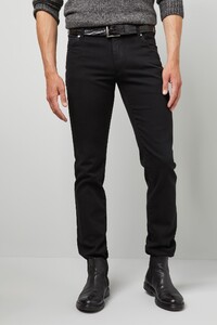 Meyer M5 Slim Organic Cotton Super-Stretch Clean Denim Jeans Zwart