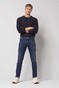 Meyer M5 Slim Thermolite Ecomade Denim Super-Stretch Jeans Dark Blue Used