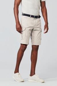 Meyer Modern B-Orlando Cargo Two Way Stretch Bermuda Licht Beige