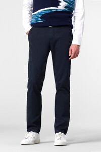 Meyer New York Fine Texture 2-Way Stretch Broek Navy