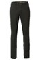 Meyer New York Fine Texture Organic Cotton Flat-Front Chino Broek Antraciet