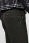 Meyer New York Fine Texture Organic Cotton Flat-Front Chino Broek Antraciet