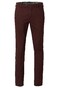 Meyer New York Fine Texture Organic Cotton Flat-Front Chino Broek Bordeaux