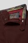 Meyer New York Fine Texture Organic Cotton Flat-Front Chino Broek Bordeaux