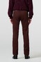 Meyer New York Fine Texture Organic Cotton Flat-Front Chino Broek Bordeaux