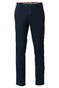 Meyer New York Fine Texture Organic Cotton Flat-Front Chino Broek Donker Blauw