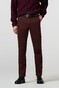 Meyer New York Fine Texture Organic Cotton Flat-Front Chino Pants Bordeaux