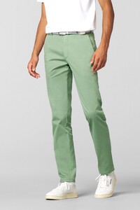 Meyer New York Organic Cotton Stretch Summer Twill Broek Sage Green