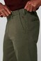 Meyer Oslo Comfort Organic Cotton Twill Broek Dark Olive