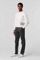 Meyer Oslo Comfort Organic Cotton Twill Broek Donker Grijs