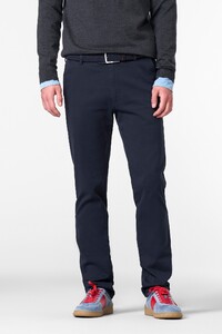 Meyer Oslo Flex Dream Finish Twill Broek Navy