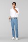 Meyer Oslo Flex Ultralight Microstructure Cotton Two-Way Stretch Broek Licht Blauw