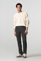 Meyer Oslo Micro Fantasy Flat-Front Organic Cotton Subtle Stretch Broek Antraciet