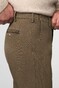 Meyer Oslo Micro Fantasy Flat-Front Organic Cotton Subtle Stretch Broek Cappuccino