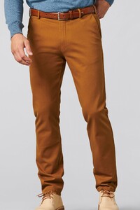 Meyer Oslo Organic Cotton Stretch Dream Finish Flex Pants Cognac