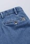 Meyer Oslo Ultralight Coolmax Denim Flatfront Organic Cotton Flex Jeans Licht Blauw