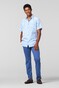 Meyer Roma Fine Cotton Texture Uni Color Two-Way Stretch Ultralight Broek Blauw