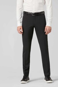 Meyer Roma Fine Tropical Wool 4-Way-Stretch Pants Black