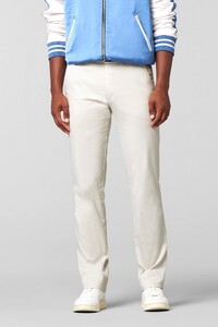 Meyer Roma Fine Uni Color Ultralight Cotton Texture Two-Way Stretch Broek Beige